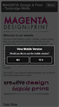 Mobile Screenshot of magentadesign.com