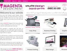 Tablet Screenshot of magentadesign.com